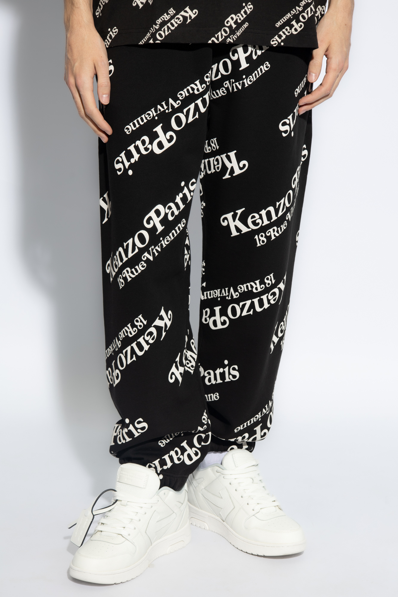 Kenzo Sweatpants with logo Men s Clothing Vitkac